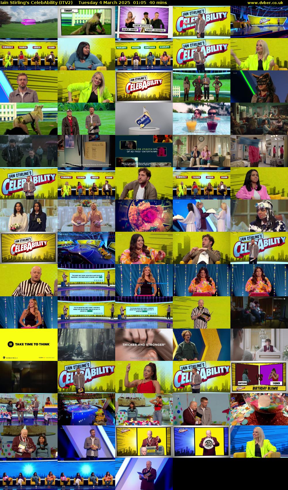 Iain Stirling's CelebAbility (ITV2) Tuesday 4 March 2025 01:05 - 01:45