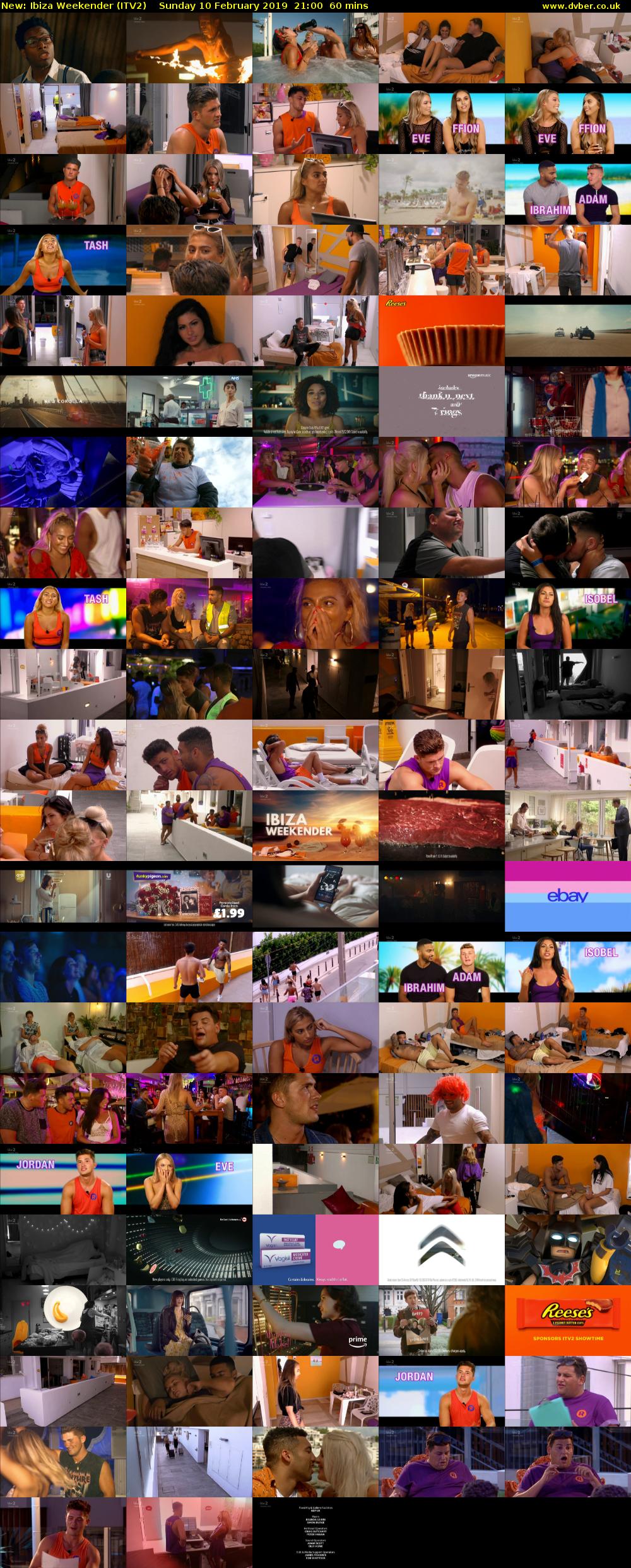 Ibiza Weekender (ITV2) Sunday 10 February 2019 21:00 - 22:00