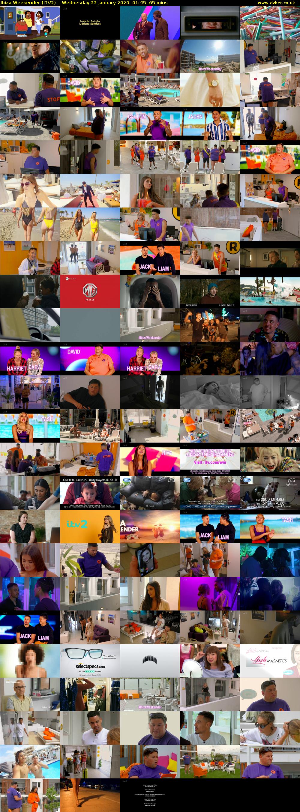 Ibiza Weekender (ITV2) Wednesday 22 January 2020 01:45 - 02:50
