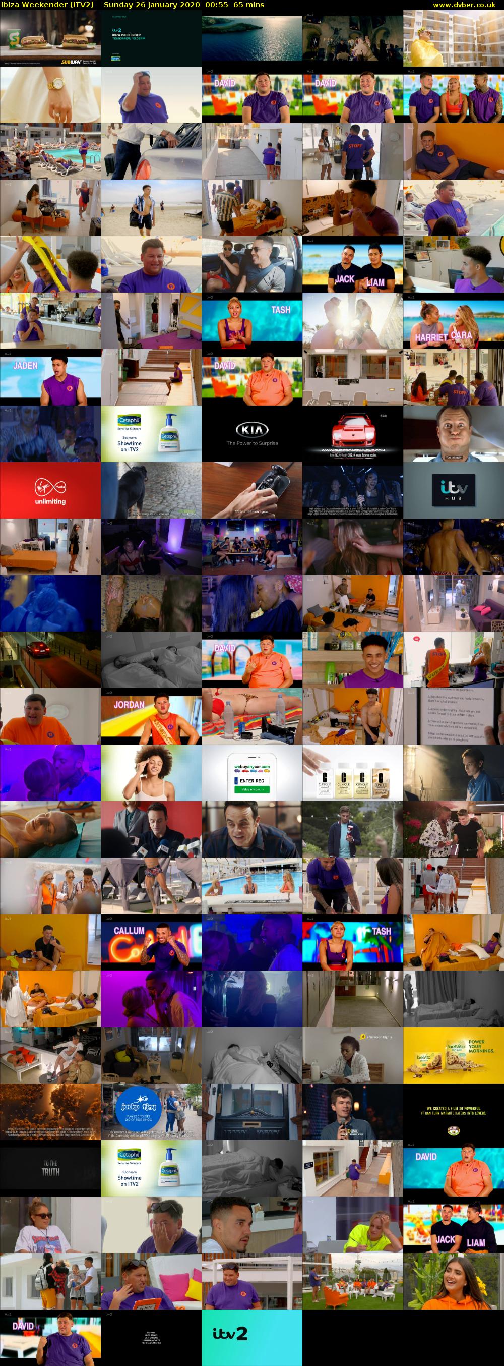 Ibiza Weekender (ITV2) Sunday 26 January 2020 00:55 - 02:00