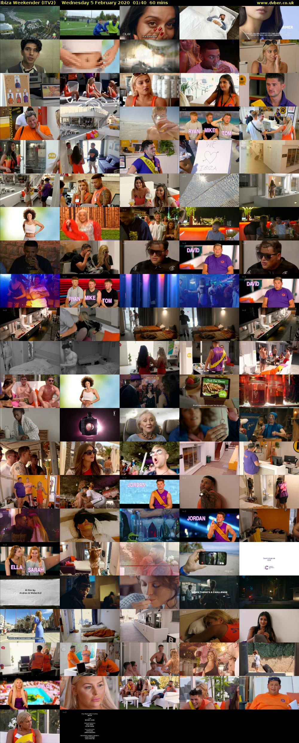 Ibiza Weekender (ITV2) Wednesday 5 February 2020 01:40 - 02:40