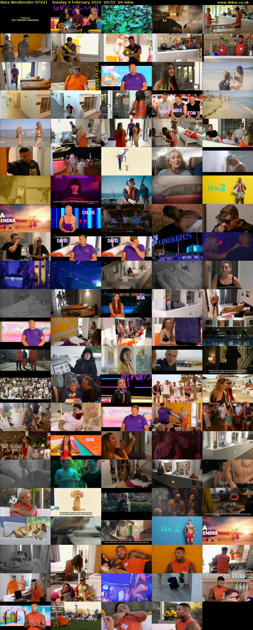 Ibiza Weekender (ITV2) Sunday 9 February 2020 00:55 - 01:55