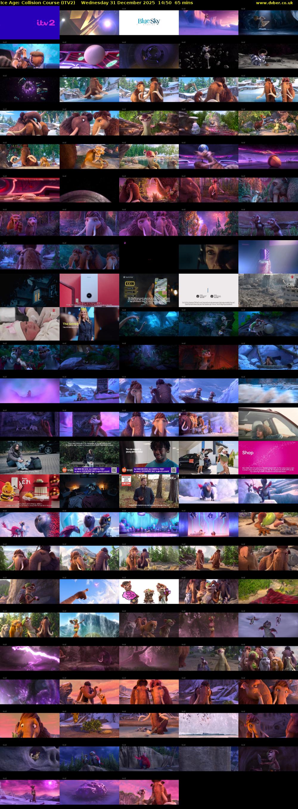 Ice Age: Collision Course (ITV2) Wednesday 31 December 2025 14:50 - 15:55