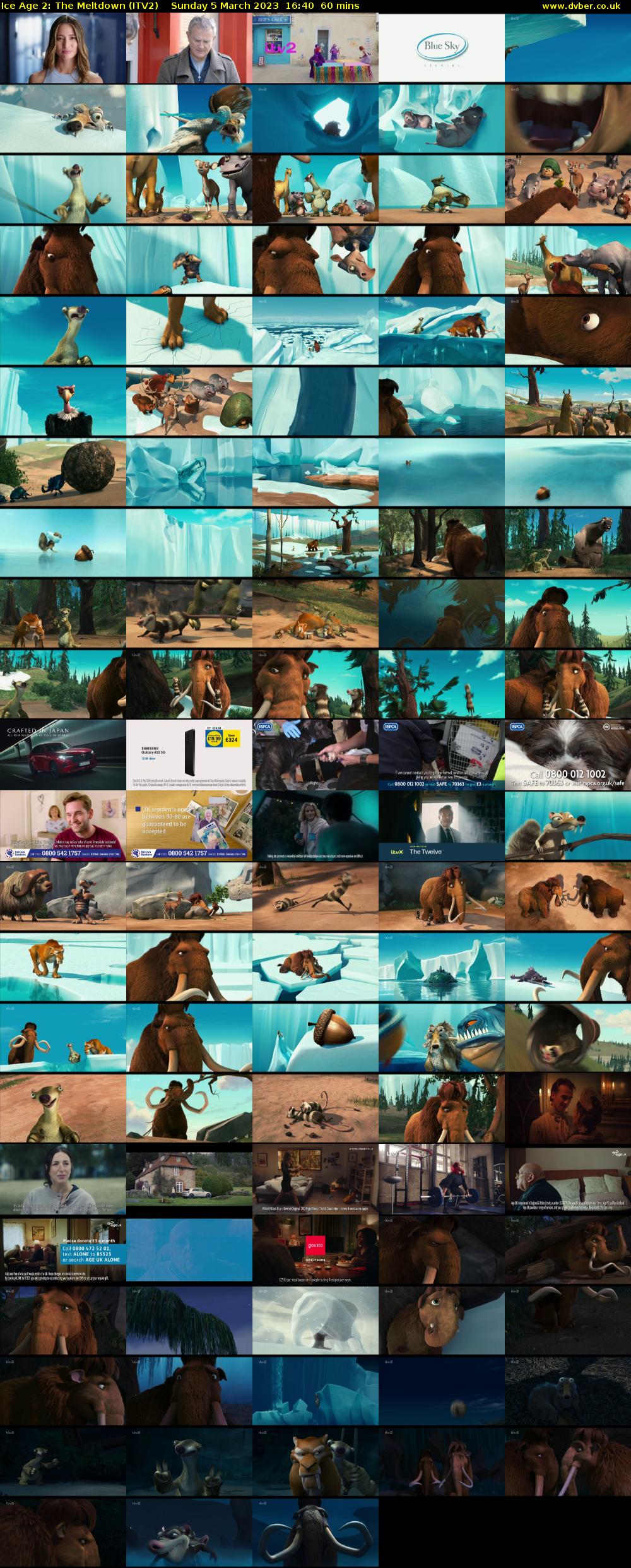 Ice Age 2: The Meltdown (ITV2) Sunday 5 March 2023 16:40 - 17:40