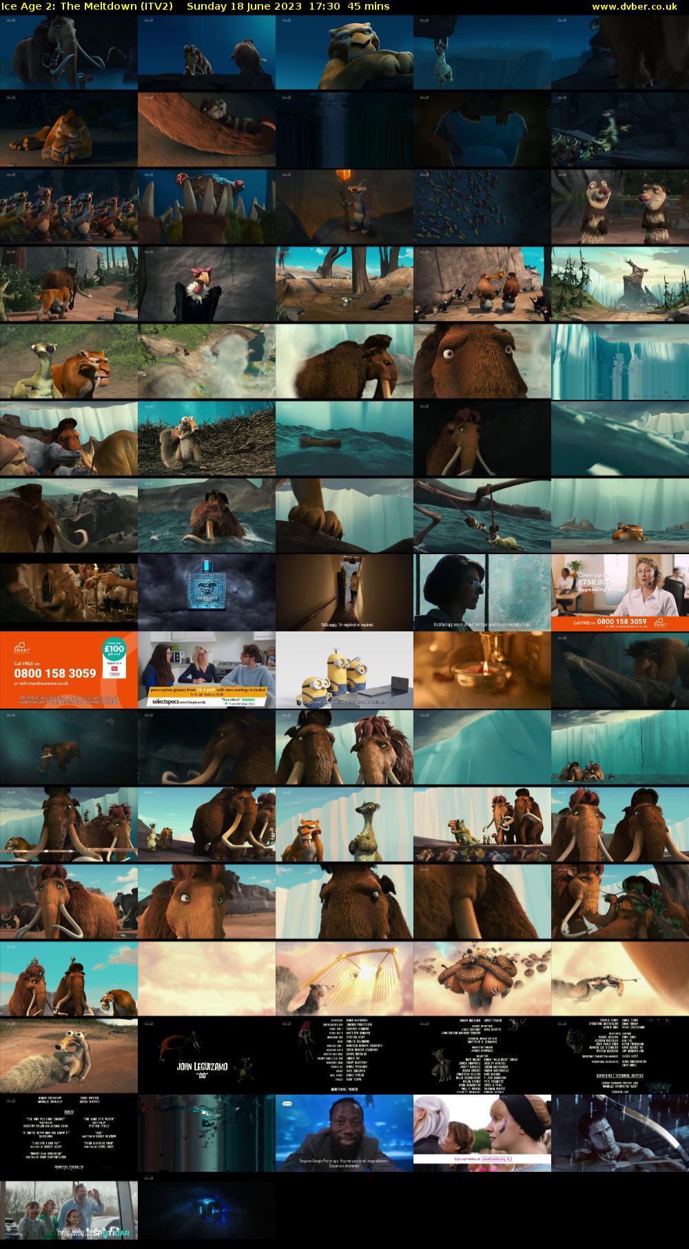 Ice Age 2: The Meltdown (ITV2) Sunday 18 June 2023 17:30 - 18:15