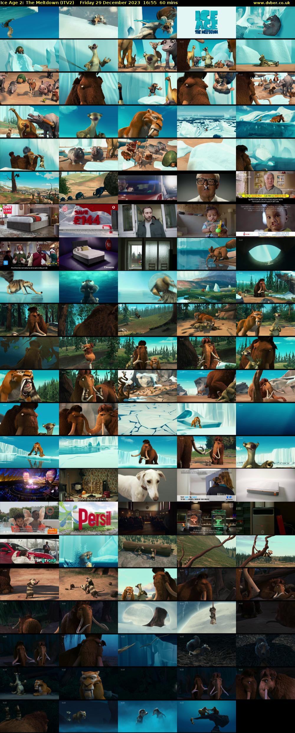 Ice Age 2: The Meltdown (ITV2) Friday 29 December 2023 16:55 - 17:55