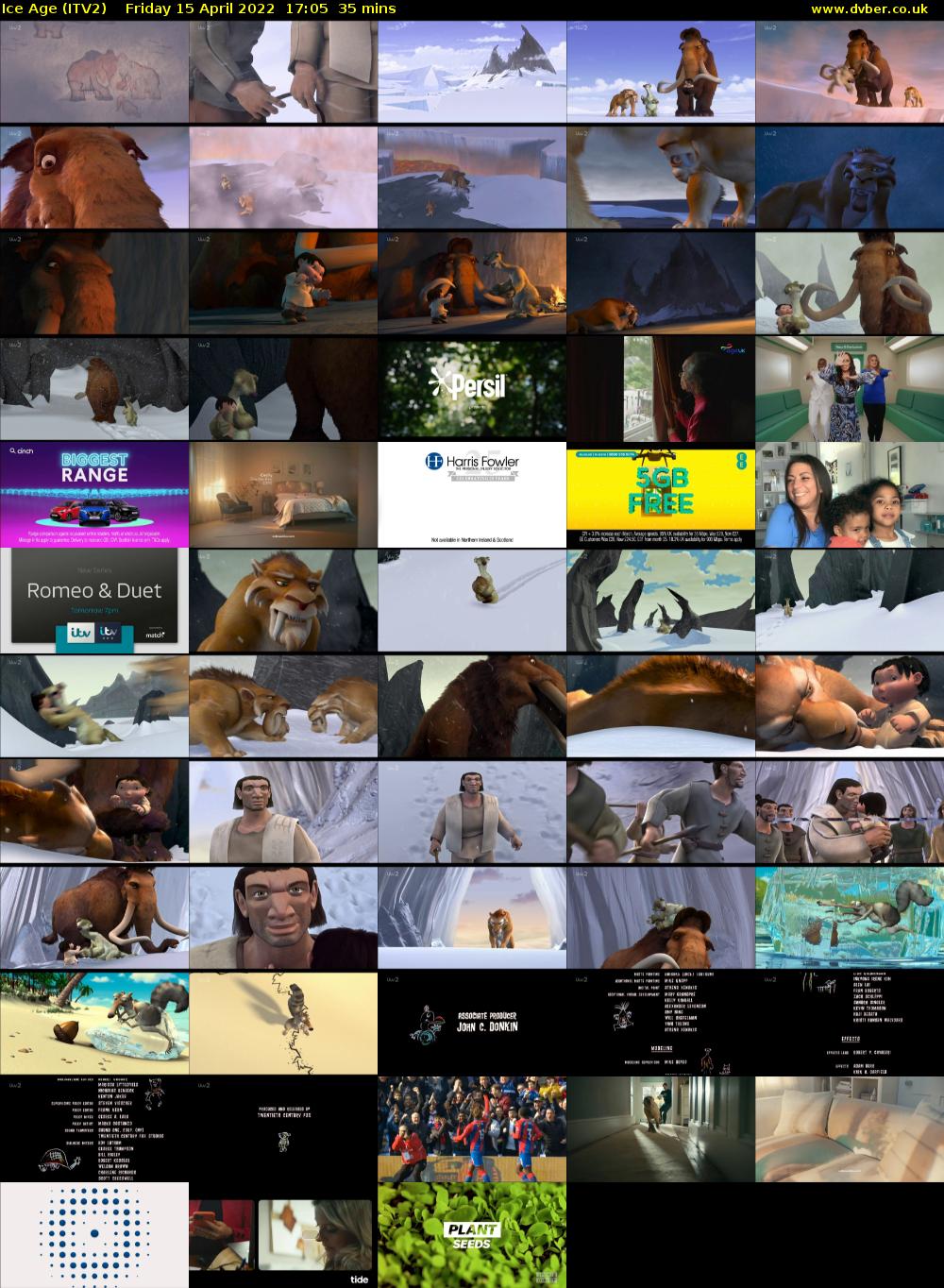 Ice Age (ITV2) Friday 15 April 2022 17:05 - 17:40
