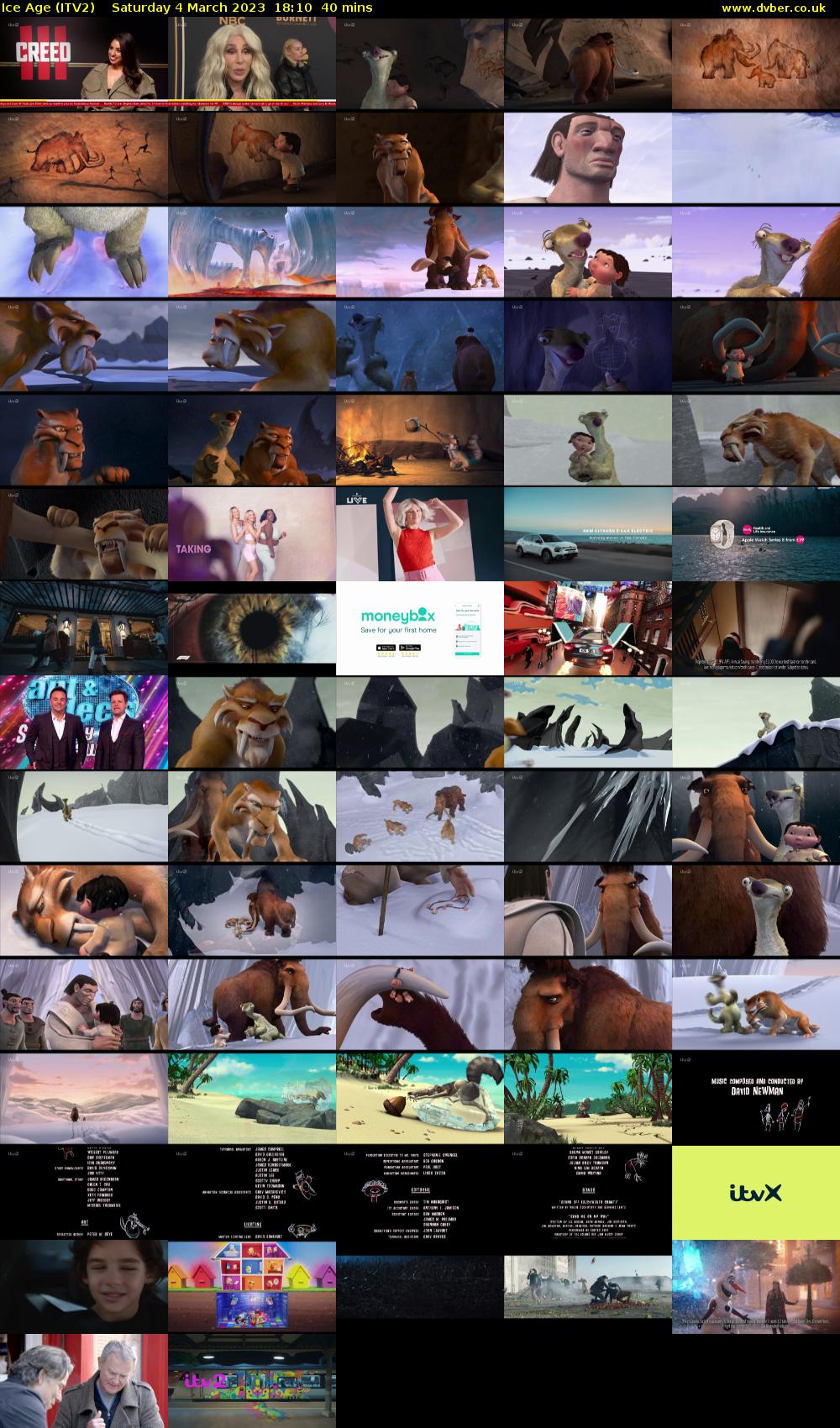 Ice Age (ITV2) Saturday 4 March 2023 18:10 - 18:50
