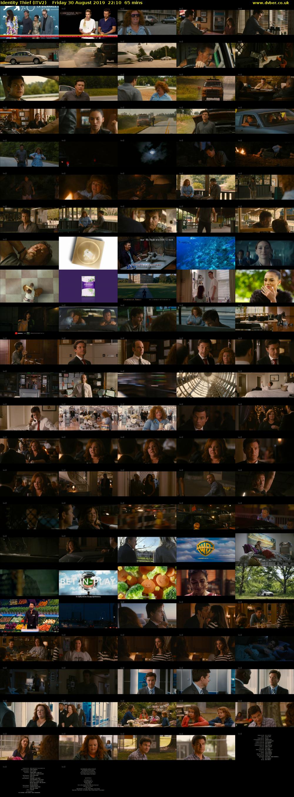 Identity Thief (ITV2) Friday 30 August 2019 22:10 - 23:15