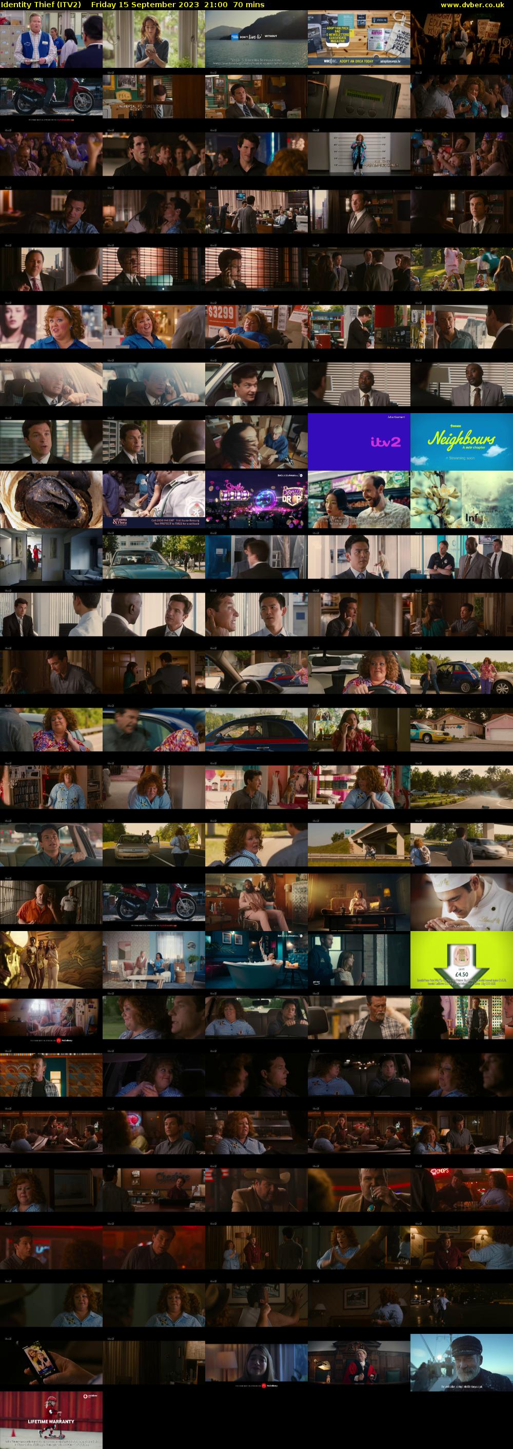 Identity Thief (ITV2) Friday 15 September 2023 21:00 - 22:10