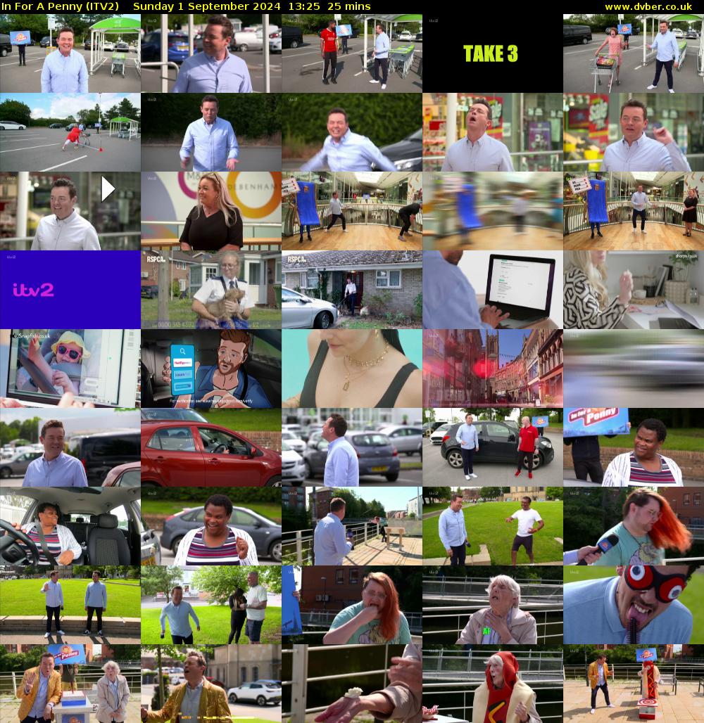In For A Penny (ITV2) Sunday 1 September 2024 13:25 - 13:50