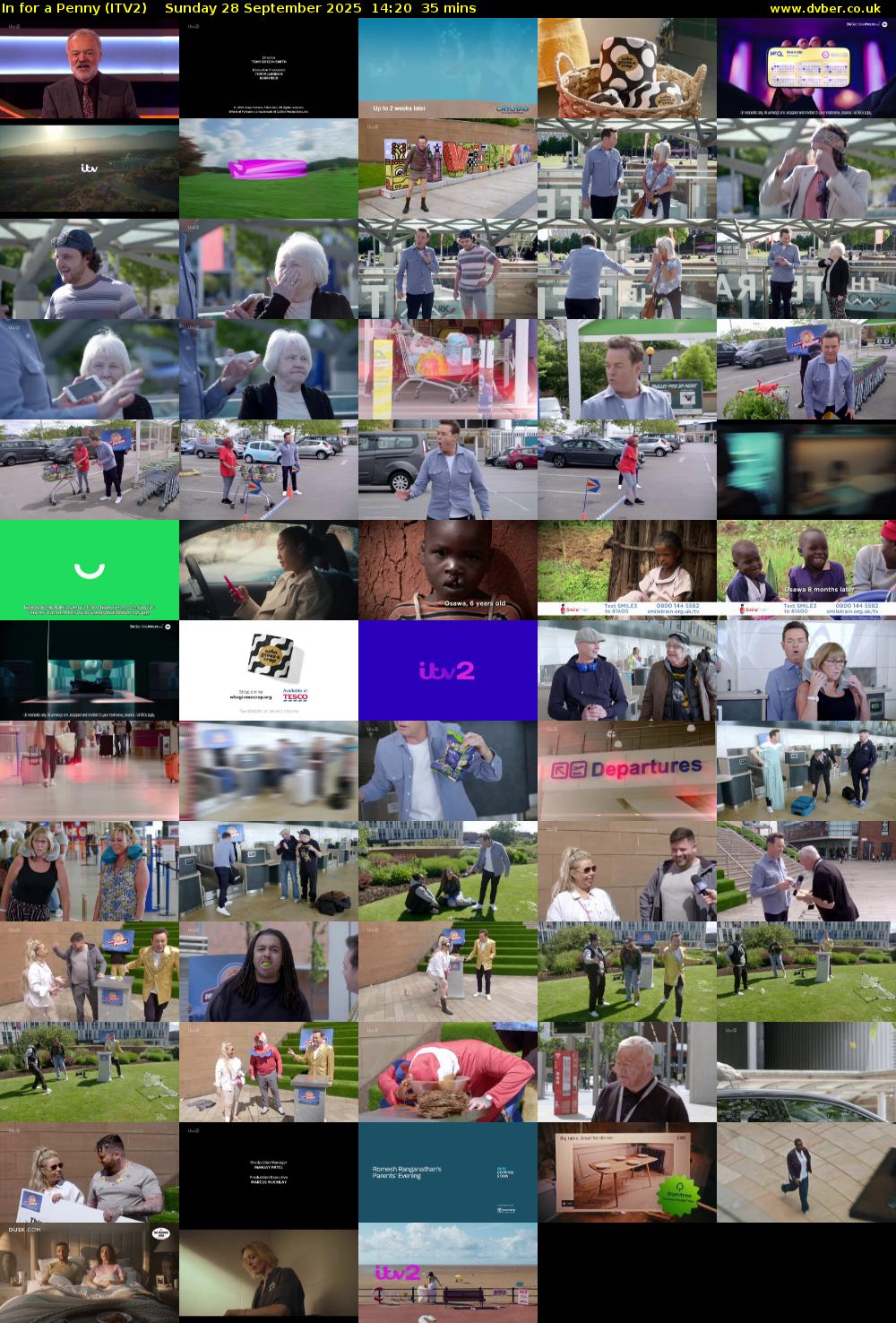 In For A Penny (ITV2) Sunday 28 September 2025 14:20 - 14:55
