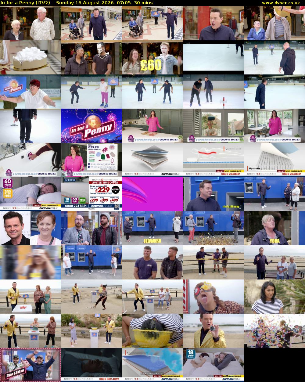 In For A Penny (ITV2) Sunday 16 August 2026 07:05 - 07:35