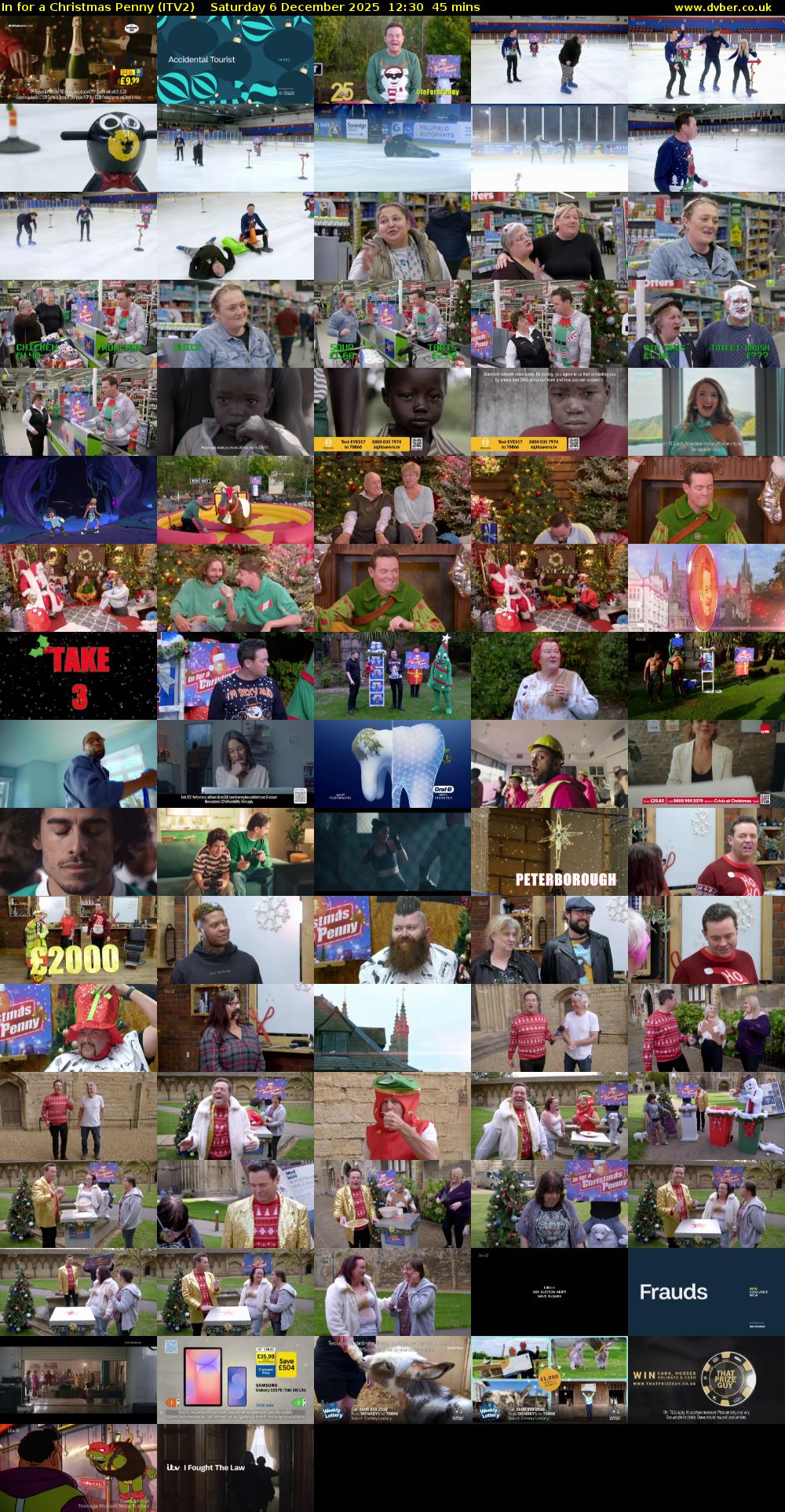 In For a Christmas Penny (ITV2) Saturday 6 December 2025 12:30 - 13:15