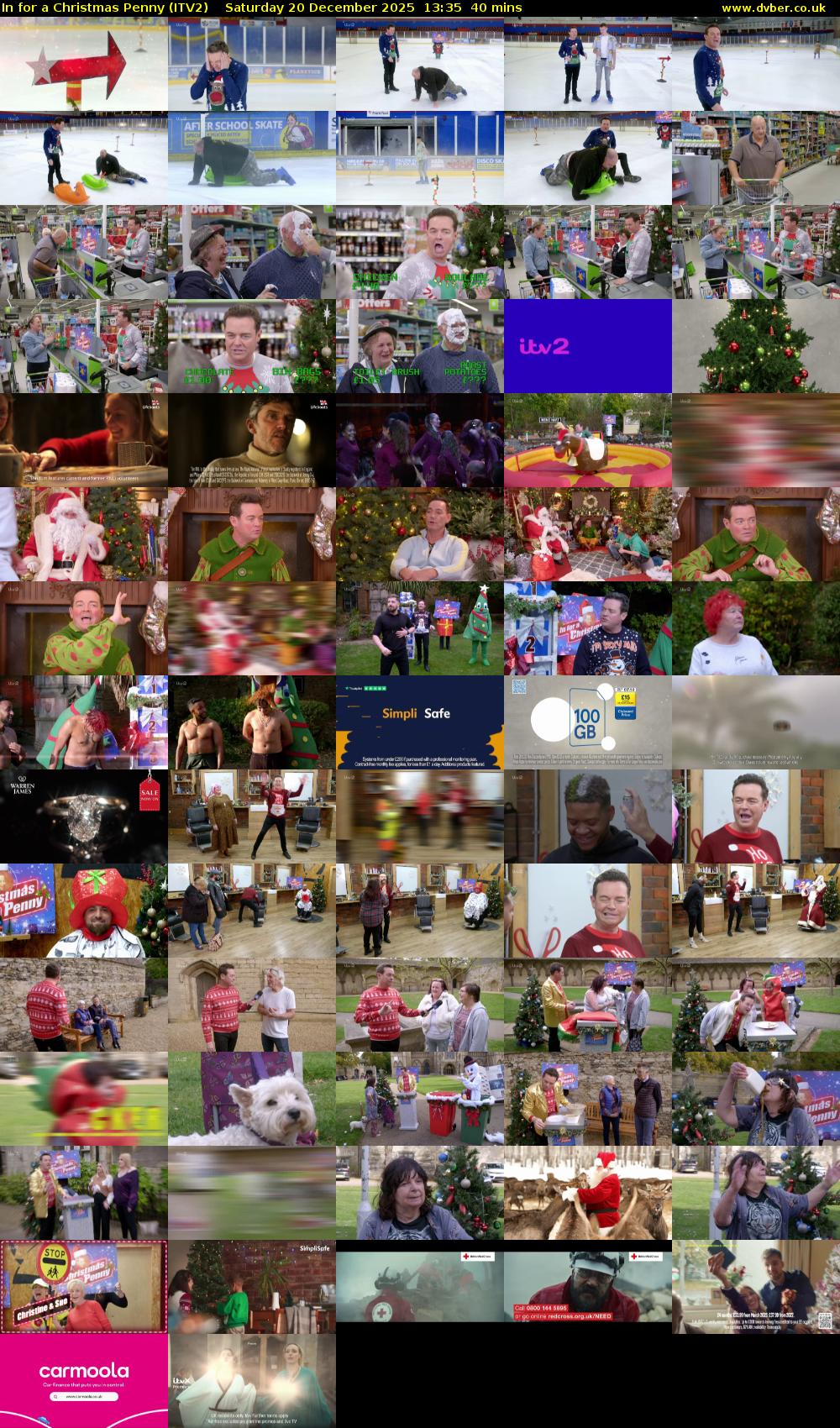 In For a Christmas Penny (ITV2) Saturday 20 December 2025 13:35 - 14:15