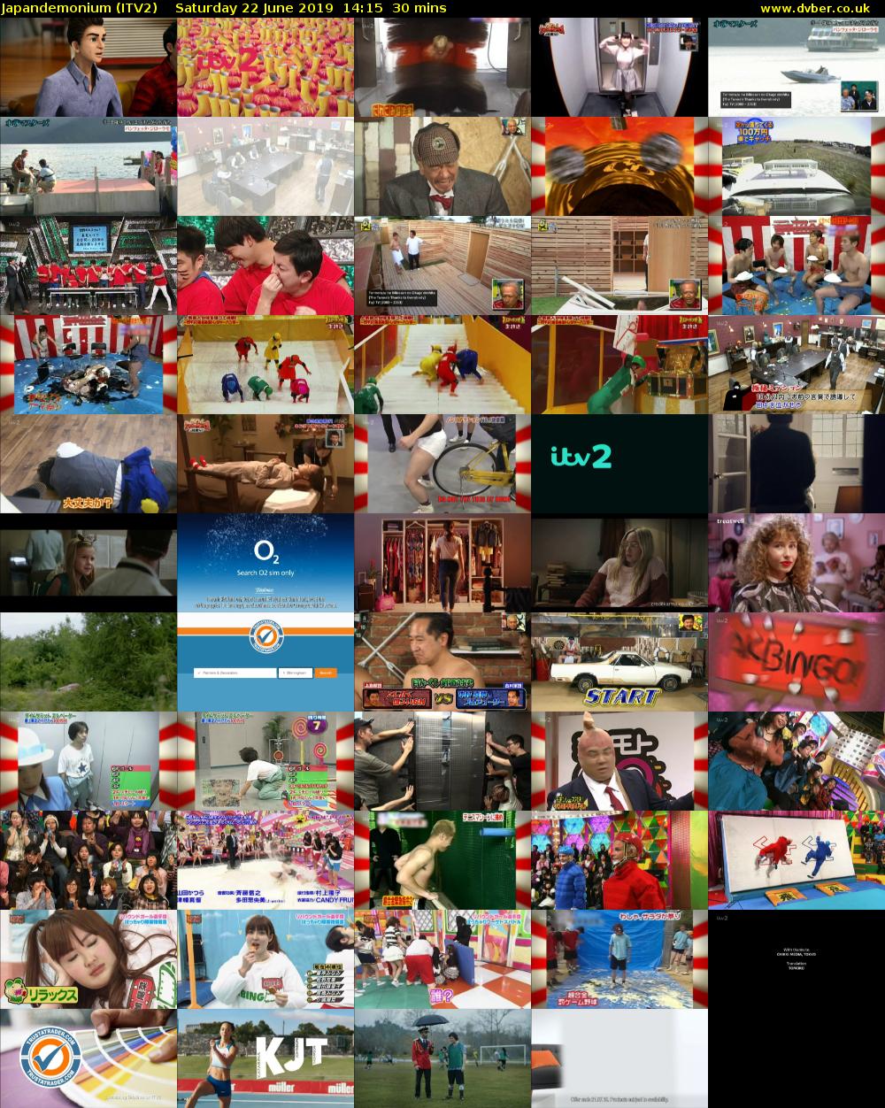Japandemonium (ITV2) Saturday 22 June 2019 14:15 - 14:45