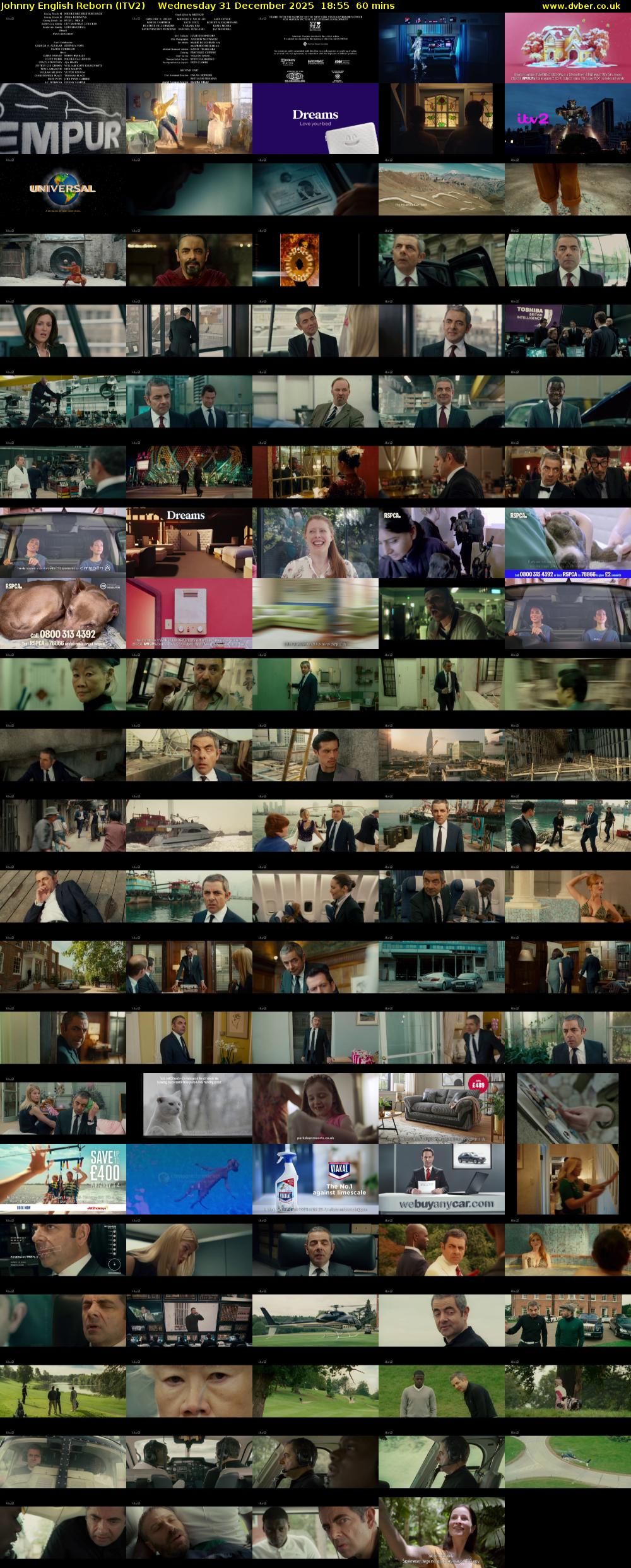 Johnny English Reborn (ITV2) Wednesday 31 December 2025 18:55 - 19:55