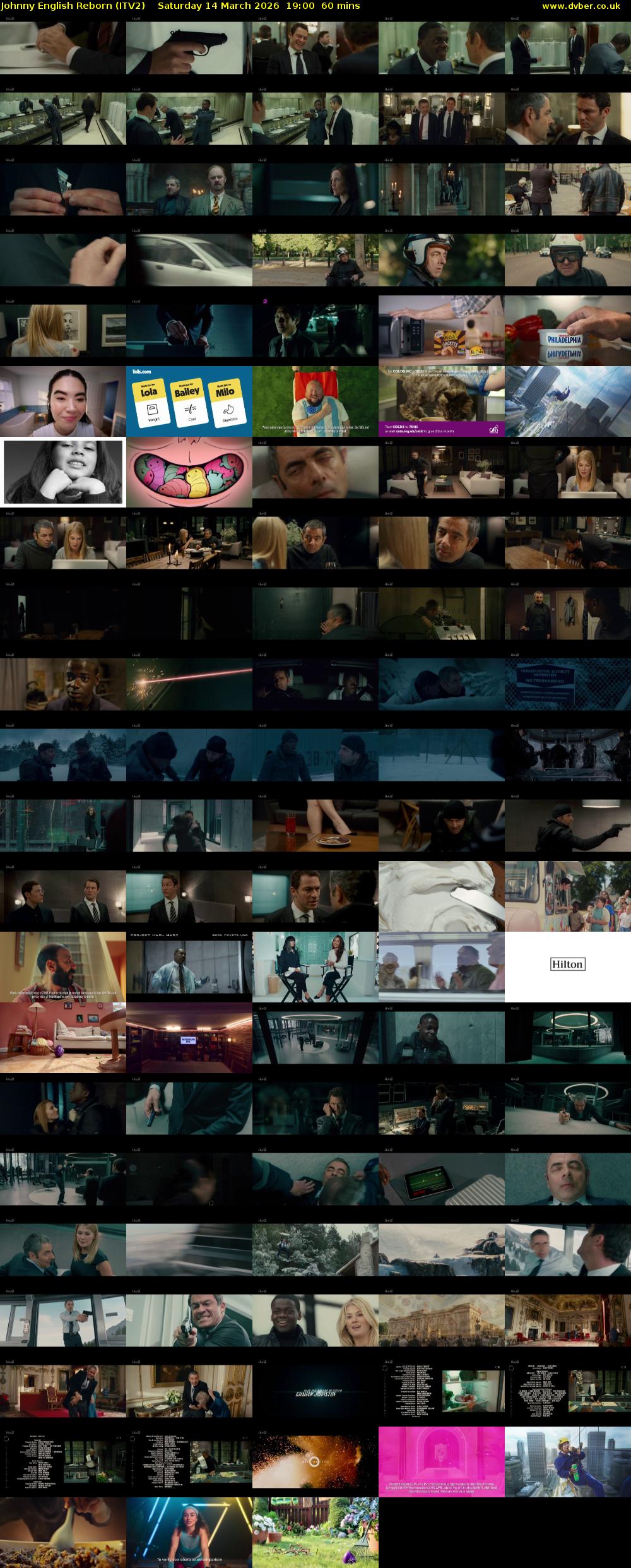 Johnny English Reborn (ITV2) Saturday 14 March 2026 19:00 - 20:00