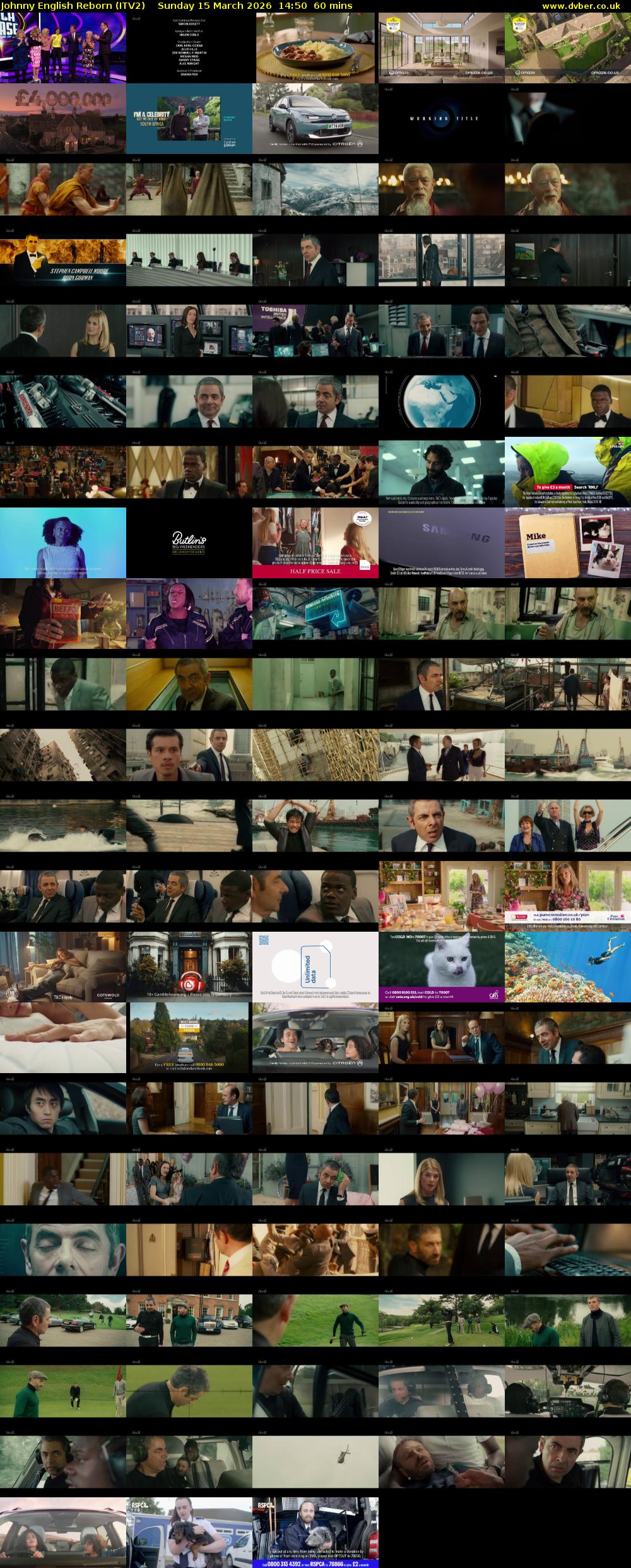 Johnny English Reborn (ITV2) Sunday 15 March 2026 14:50 - 15:50