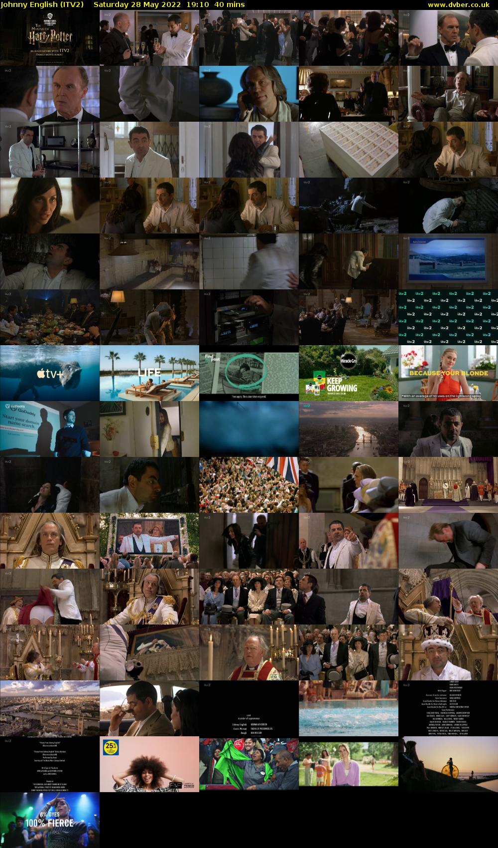 Johnny English (ITV2) Saturday 28 May 2022 19:10 - 19:50