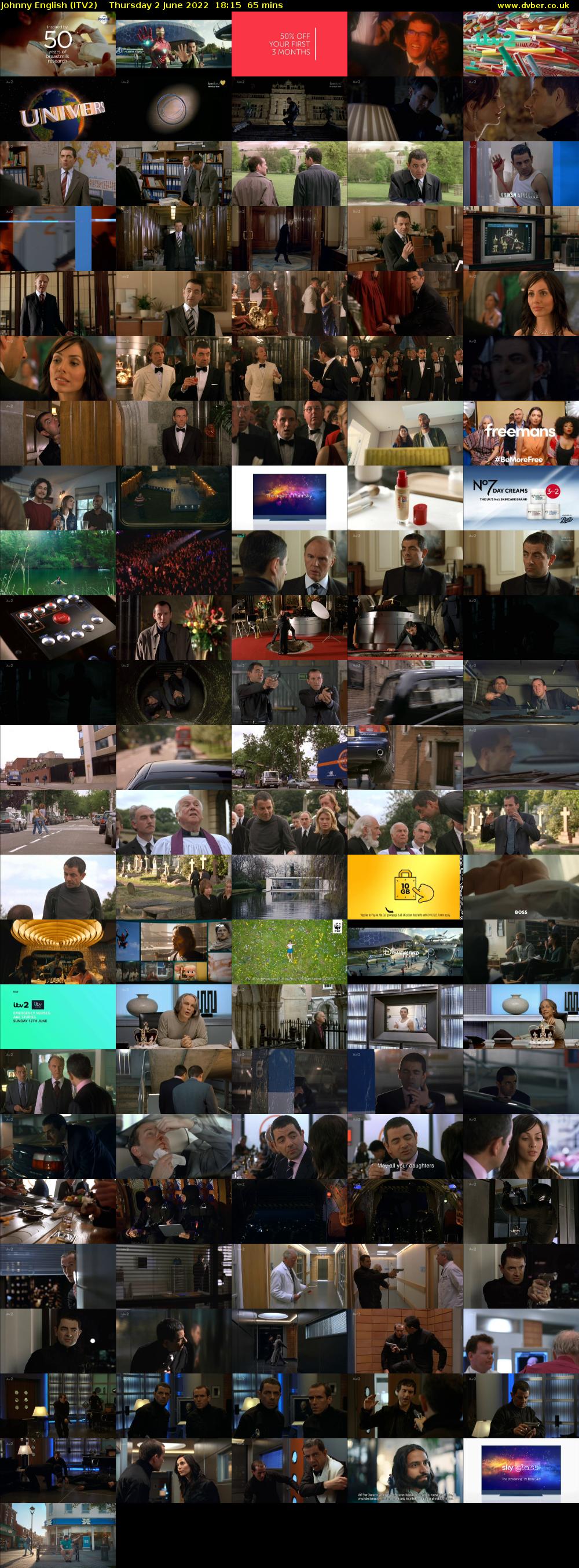 Johnny English (ITV2) Thursday 2 June 2022 18:15 - 19:20