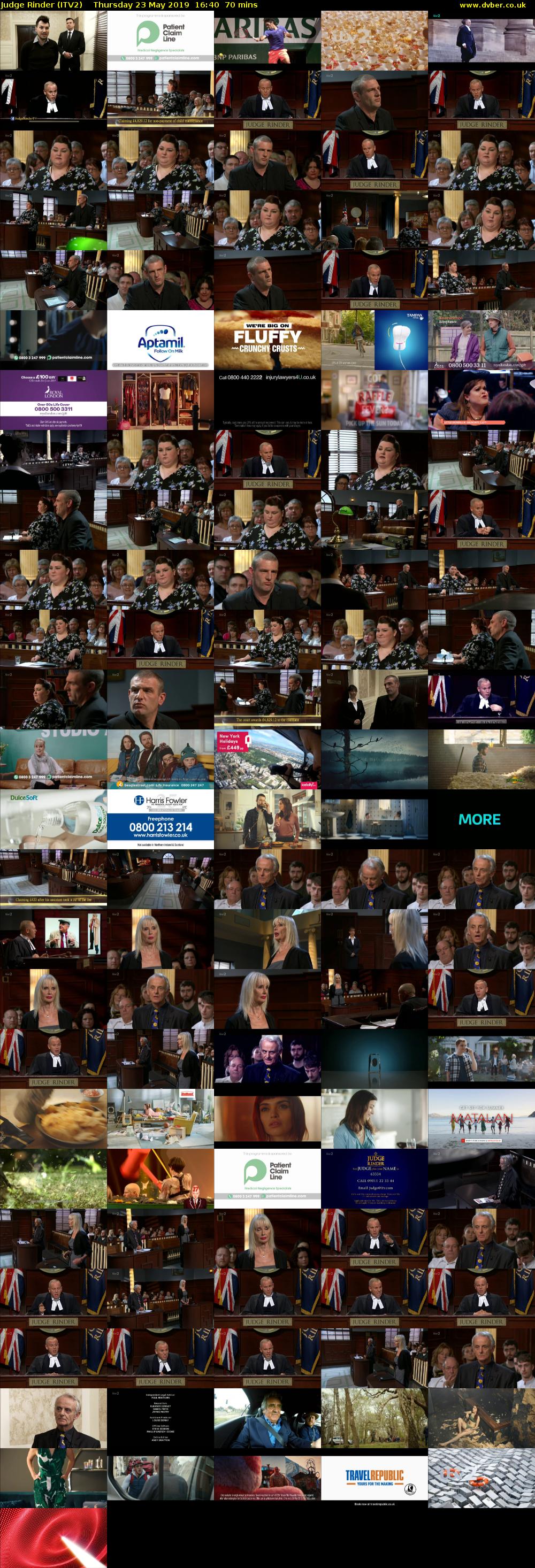 Judge Rinder (ITV2) Thursday 23 May 2019 16:40 - 17:50