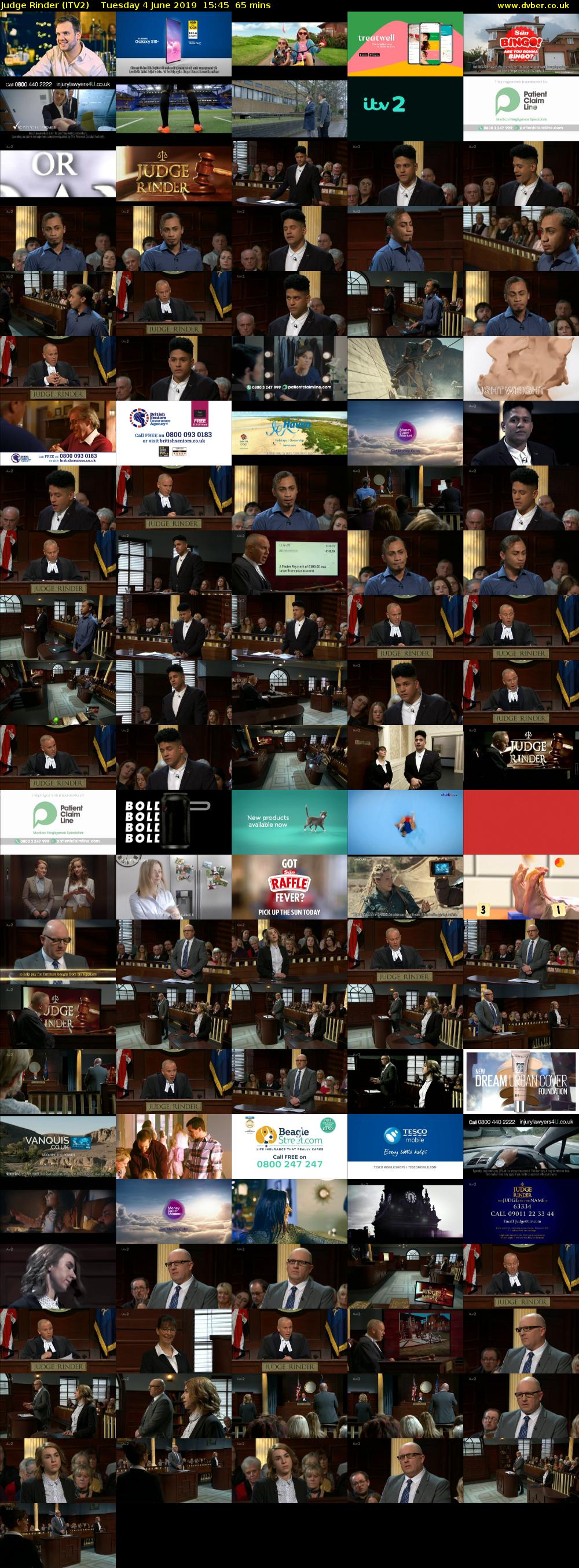 Judge Rinder (ITV2) Tuesday 4 June 2019 15:45 - 16:50