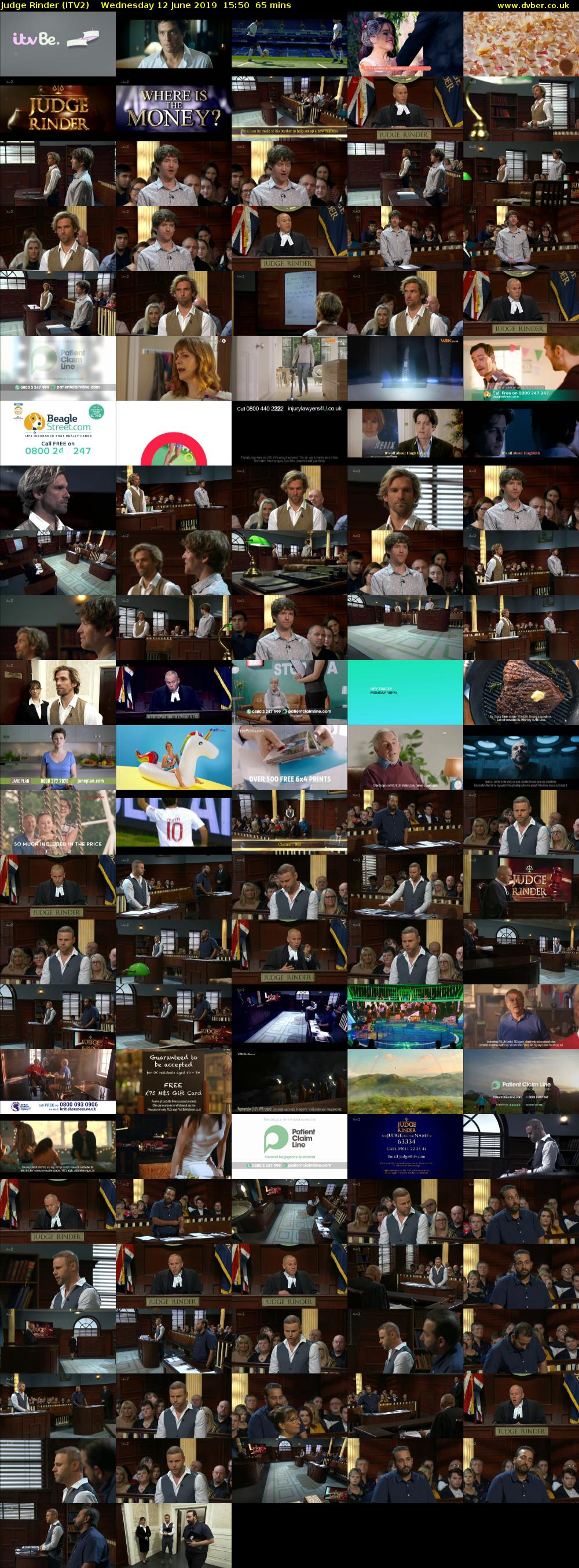 Judge Rinder (ITV2) Wednesday 12 June 2019 15:50 - 16:55