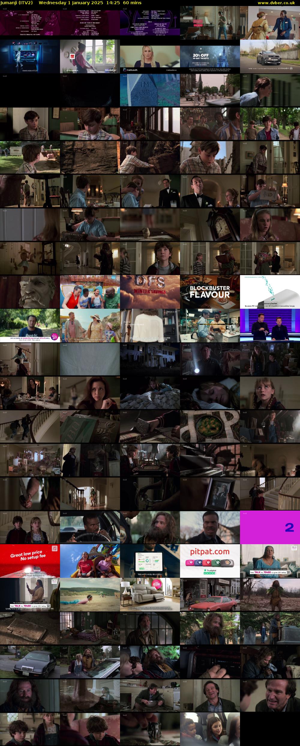 Jumanji (ITV2) Wednesday 1 January 2025 14:25 - 15:25