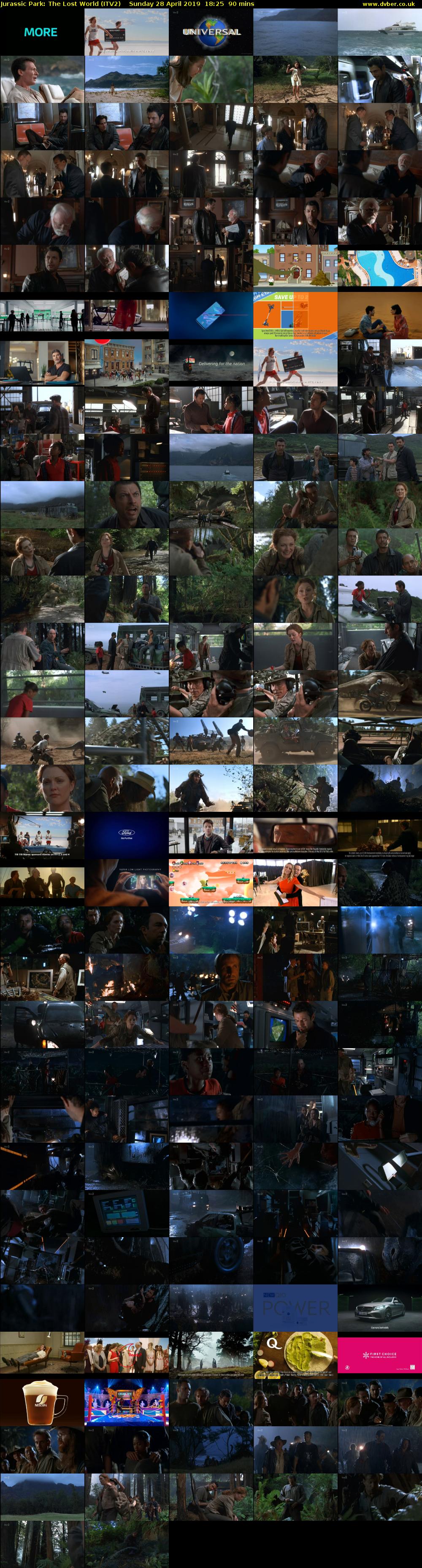 Jurassic Park: The Lost World (ITV2) Sunday 28 April 2019 18:25 - 19:55