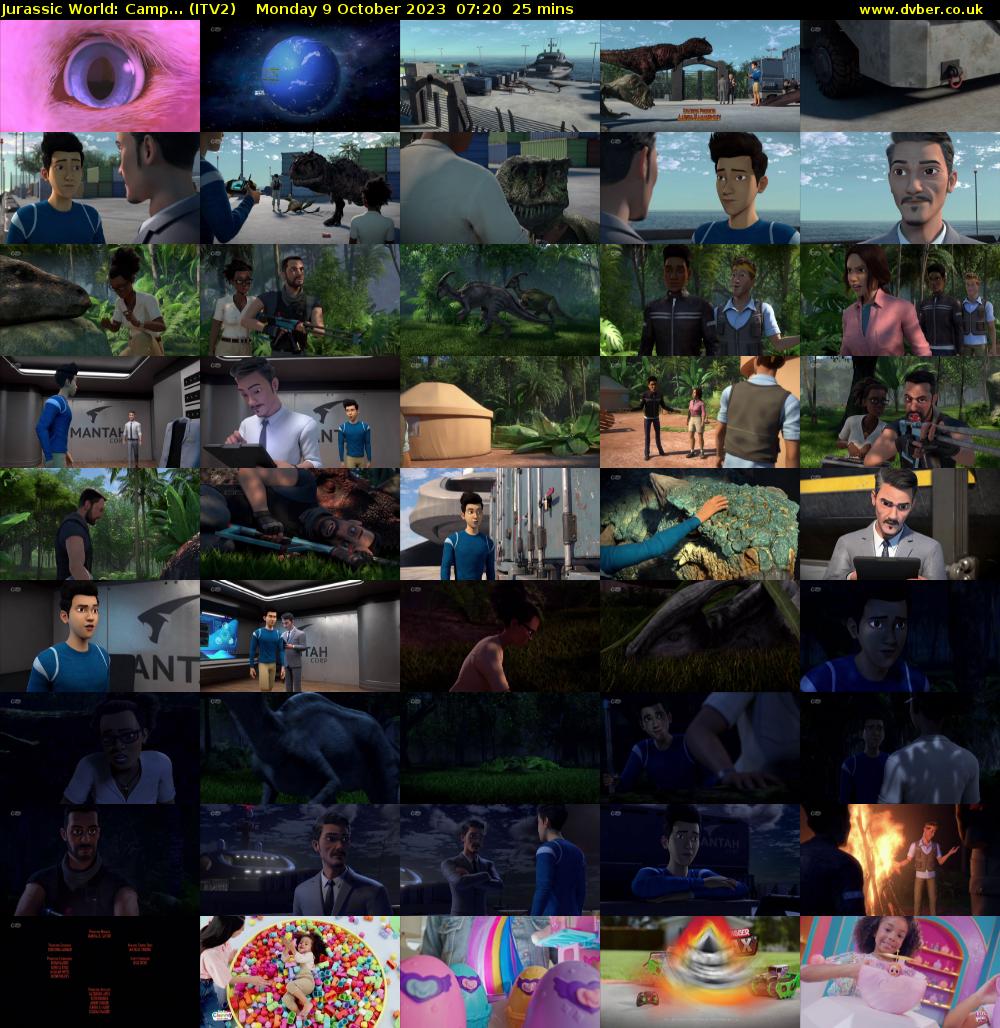 Jurassic World: Camp... (ITV2) Monday 9 October 2023 07:20 - 07:45