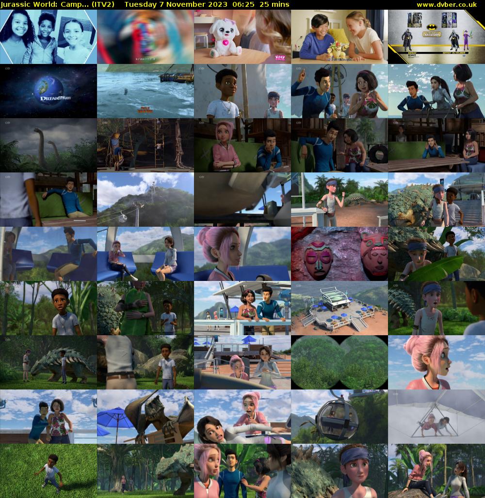 Jurassic World: Camp... (ITV2) Tuesday 7 November 2023 06:25 - 06:50