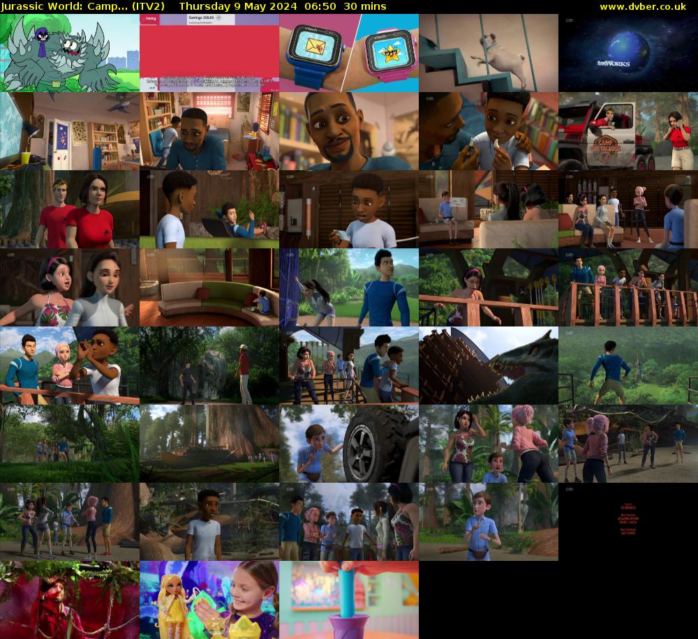 Jurassic World: Camp... (ITV2) Thursday 9 May 2024 06:50 - 07:20