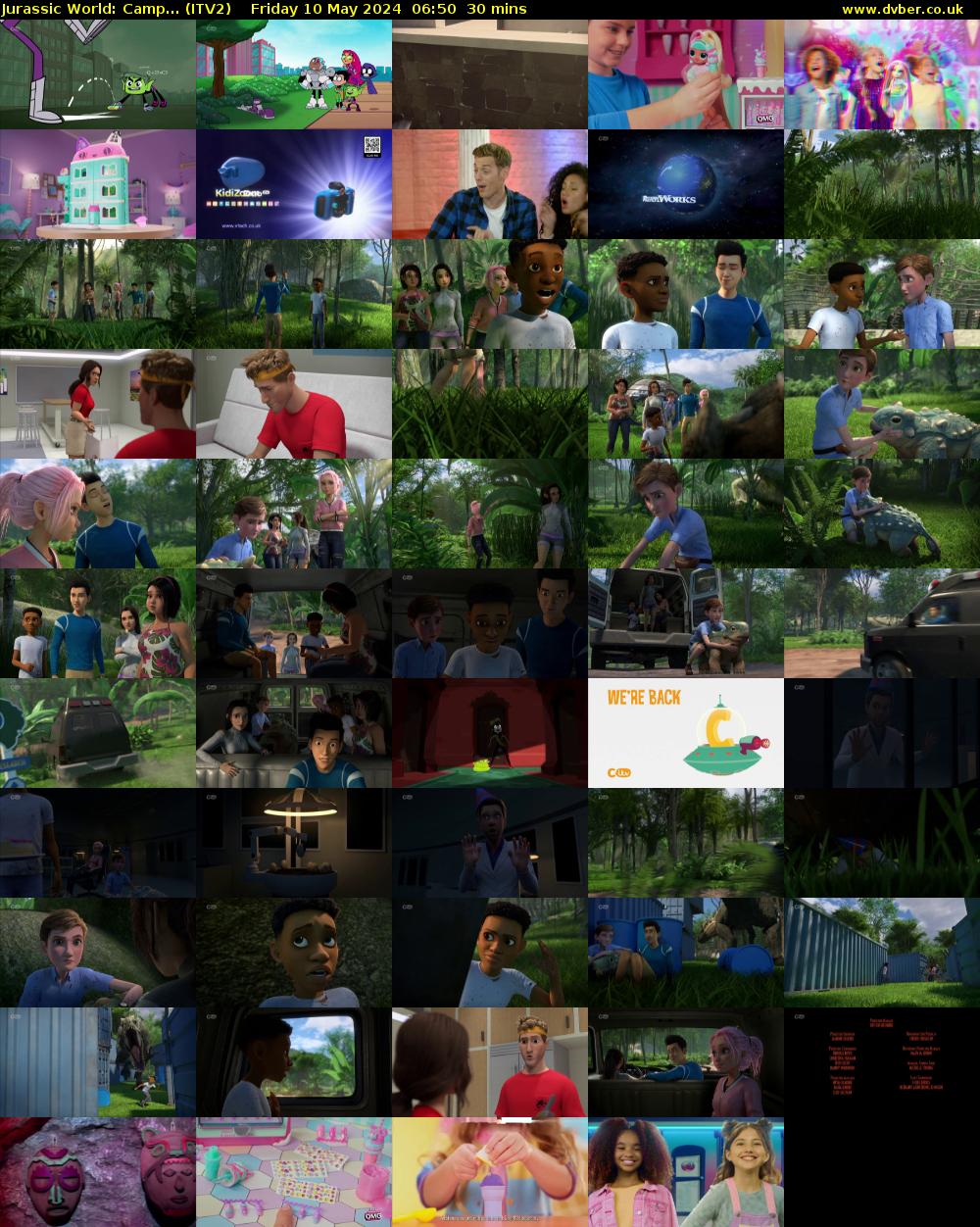 Jurassic World: Camp... (ITV2) Friday 10 May 2024 06:50 - 07:20