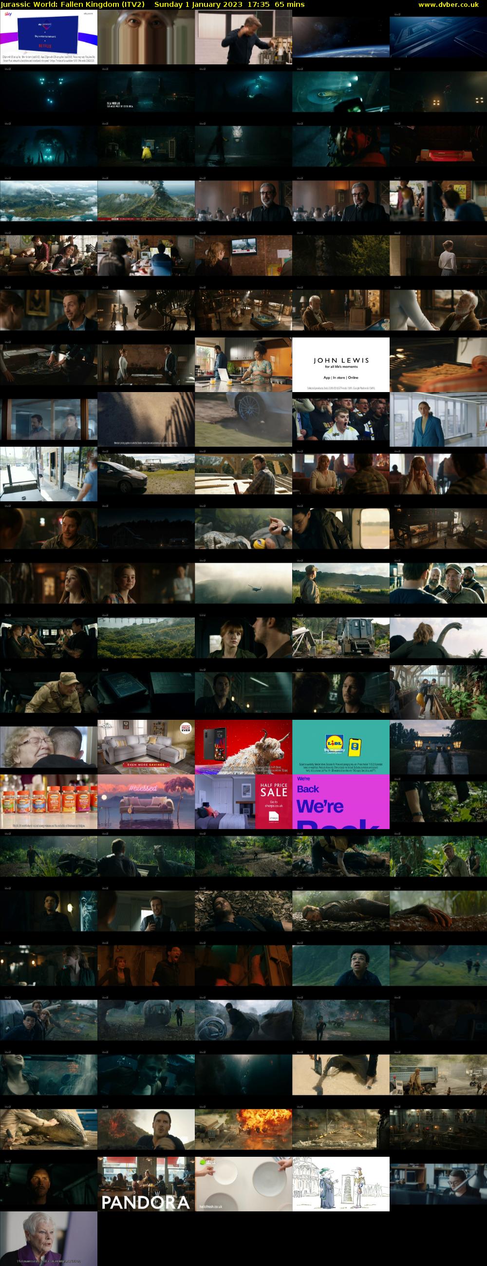 Jurassic World: Fallen Kingdom (ITV2) Sunday 1 January 2023 17:35 - 18:40