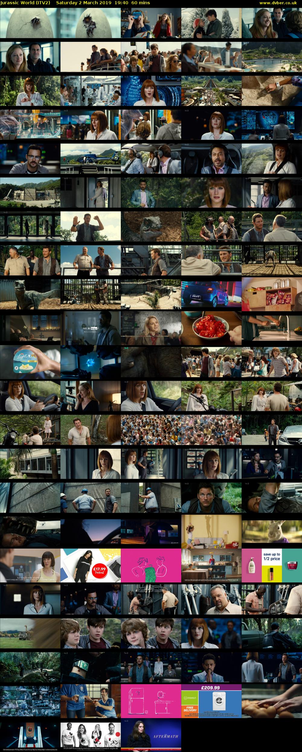 Jurassic World (ITV2) Saturday 2 March 2019 19:40 - 20:40
