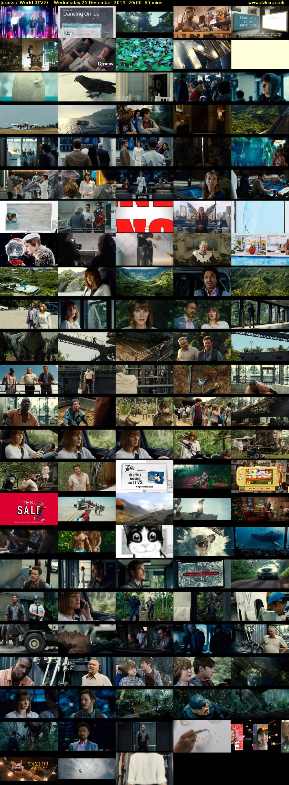 Jurassic World (ITV2) Wednesday 25 December 2019 20:00 - 21:05