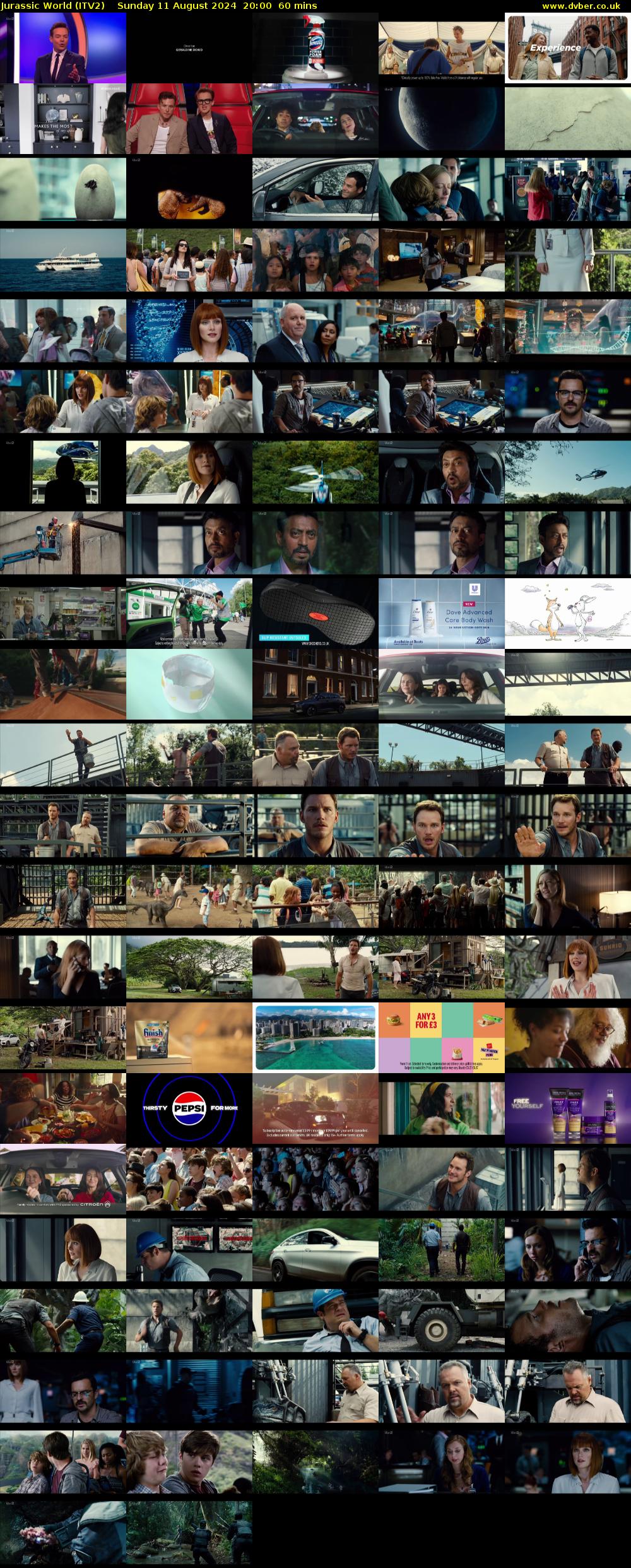 Jurassic World (ITV2) Sunday 11 August 2024 20:00 - 21:00