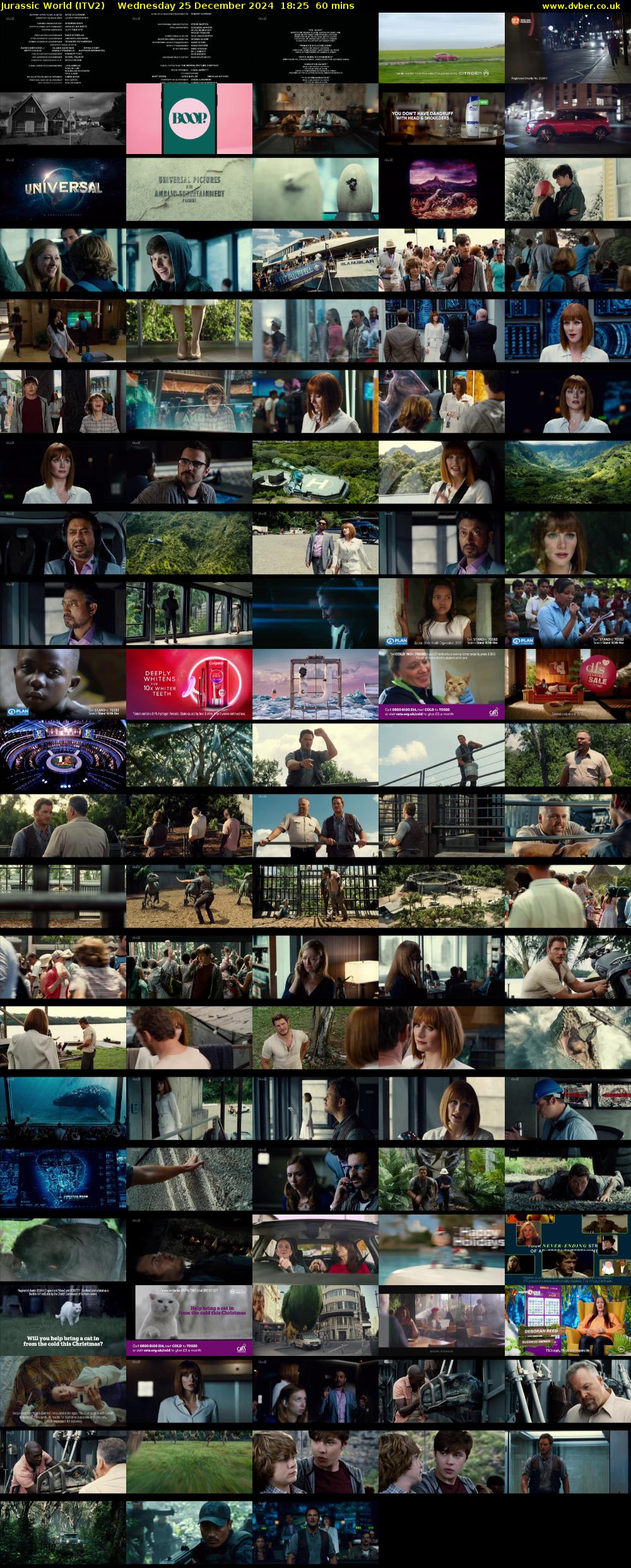 Jurassic World (ITV2) Wednesday 25 December 2024 18:25 - 19:25