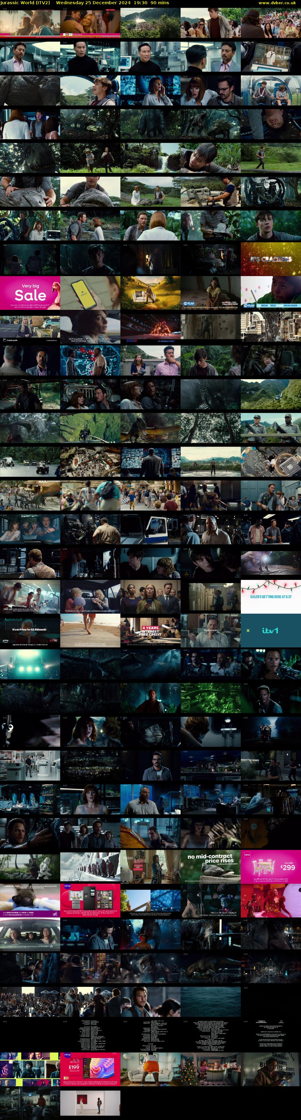 Jurassic World (ITV2) Wednesday 25 December 2024 19:30 - 21:00