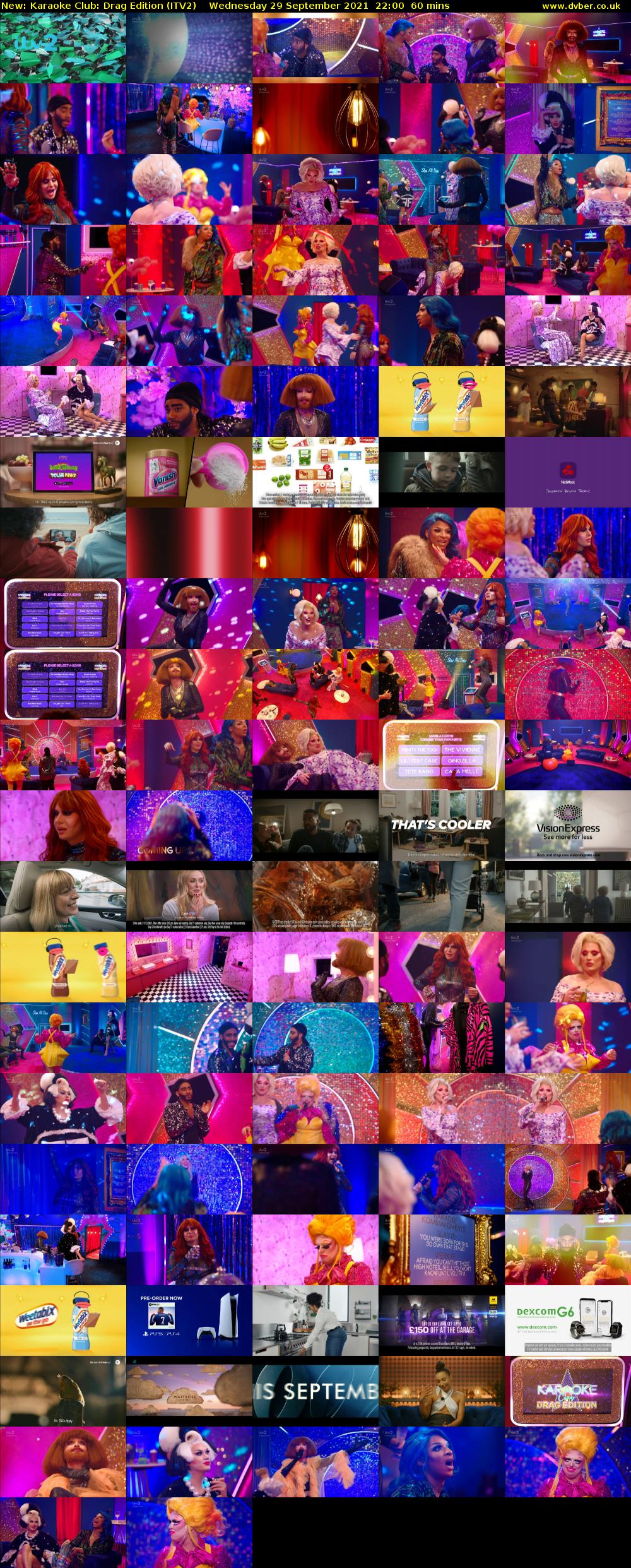 Karaoke Club: Drag Edition (ITV2) Wednesday 29 September 2021 22:00 - 23:00