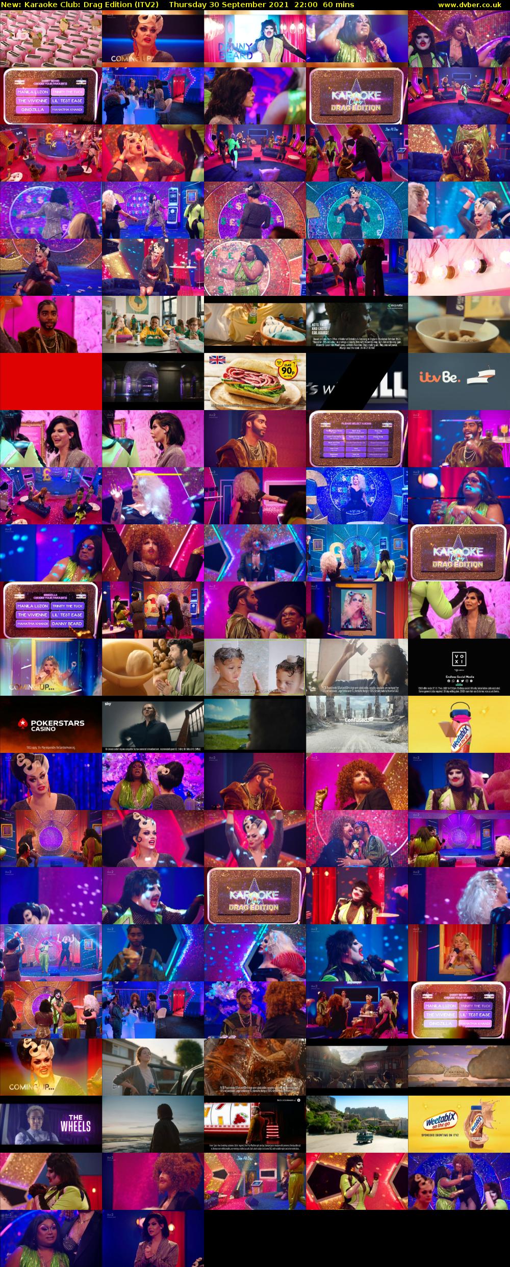 Karaoke Club: Drag Edition (ITV2) Thursday 30 September 2021 22:00 - 23:00