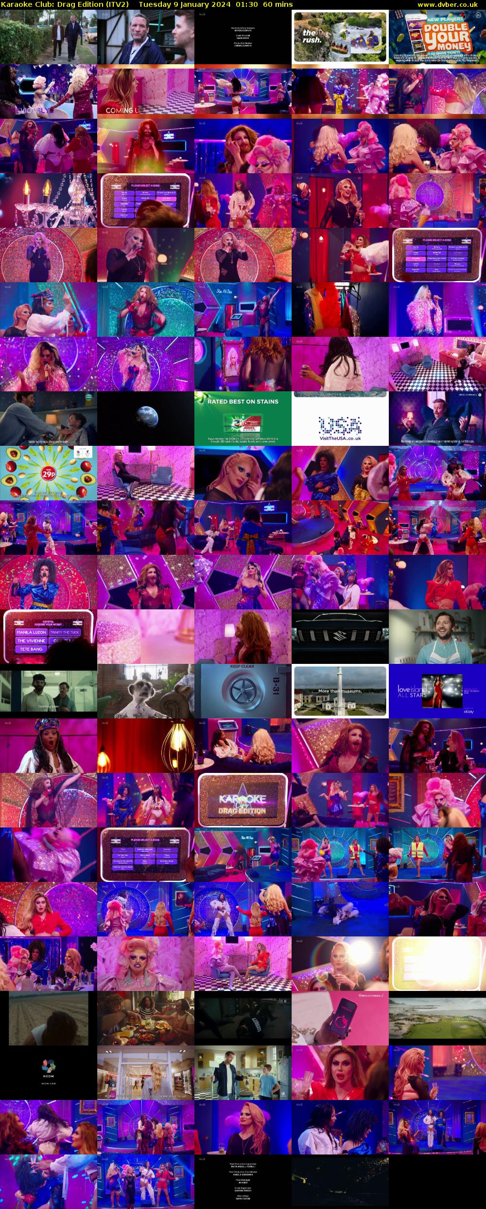Karaoke Club: Drag Edition (ITV2) Tuesday 9 January 2024 01:30 - 02:30