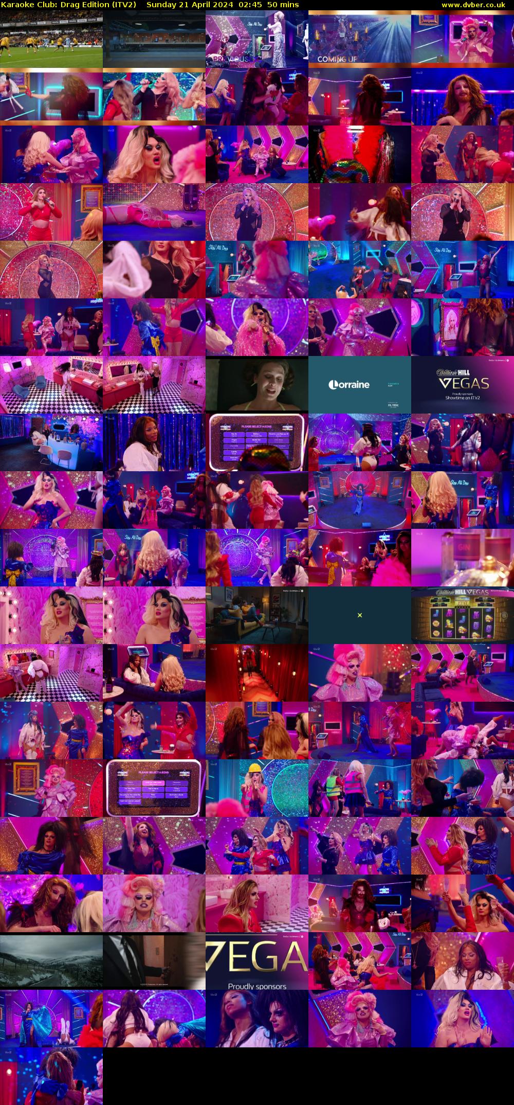 Karaoke Club: Drag Edition (ITV2) Sunday 21 April 2024 02:45 - 03:35