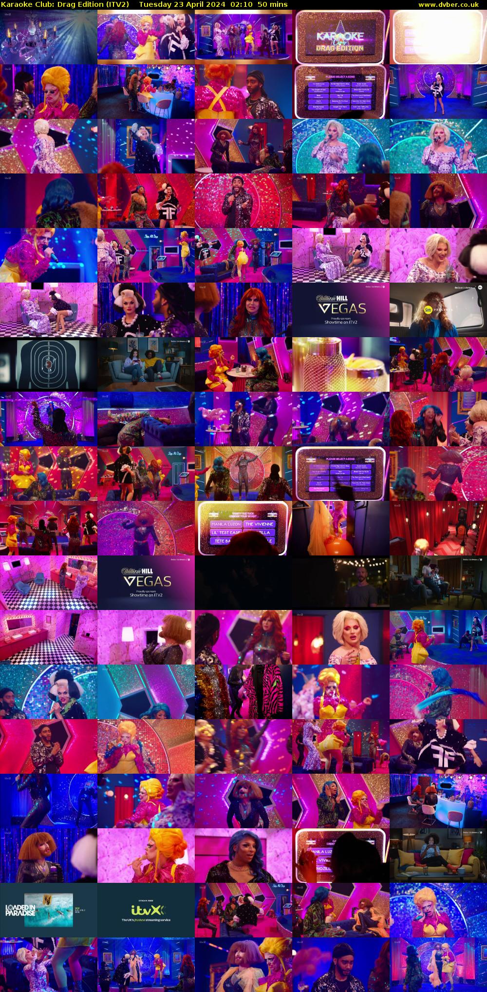 Karaoke Club: Drag Edition (ITV2) Tuesday 23 April 2024 02:10 - 03:00