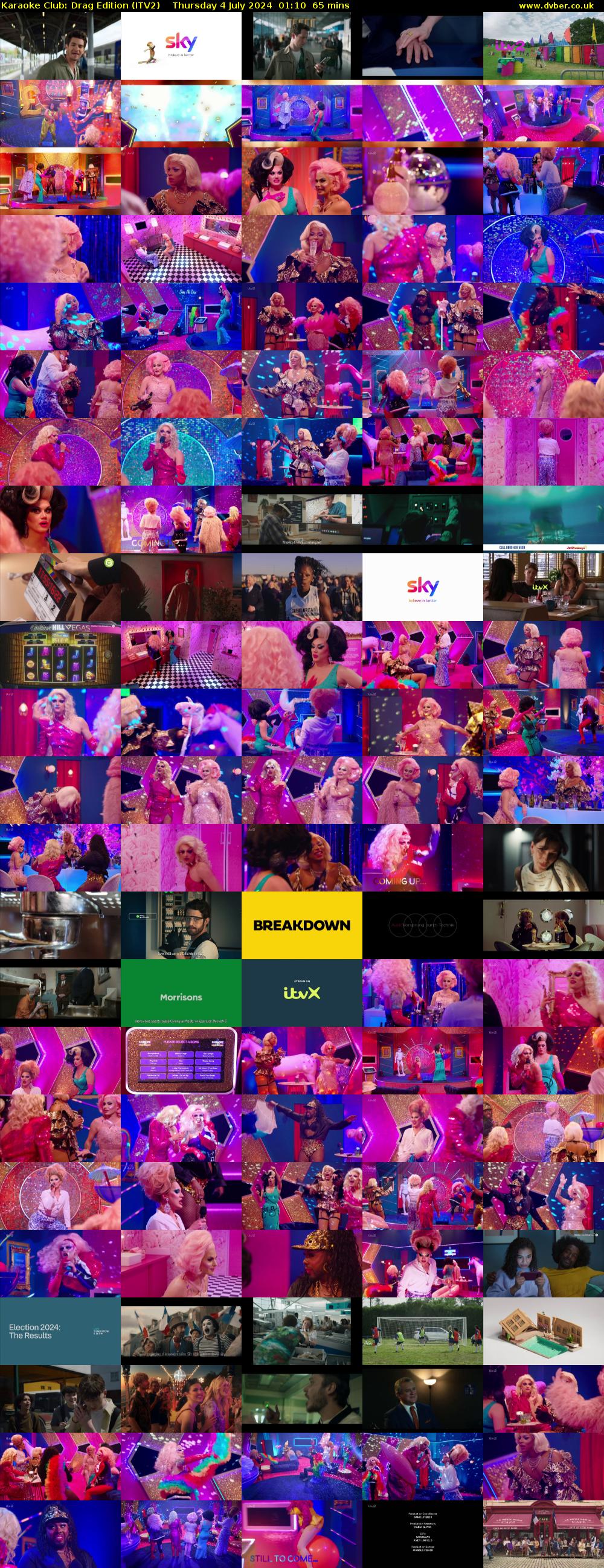Karaoke Club: Drag Edition (ITV2) Thursday 4 July 2024 01:10 - 02:15