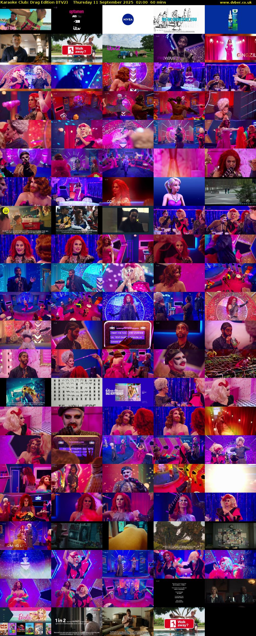 Karaoke Club: Drag Edition (ITV2) Thursday 11 September 2025 02:00 - 03:00