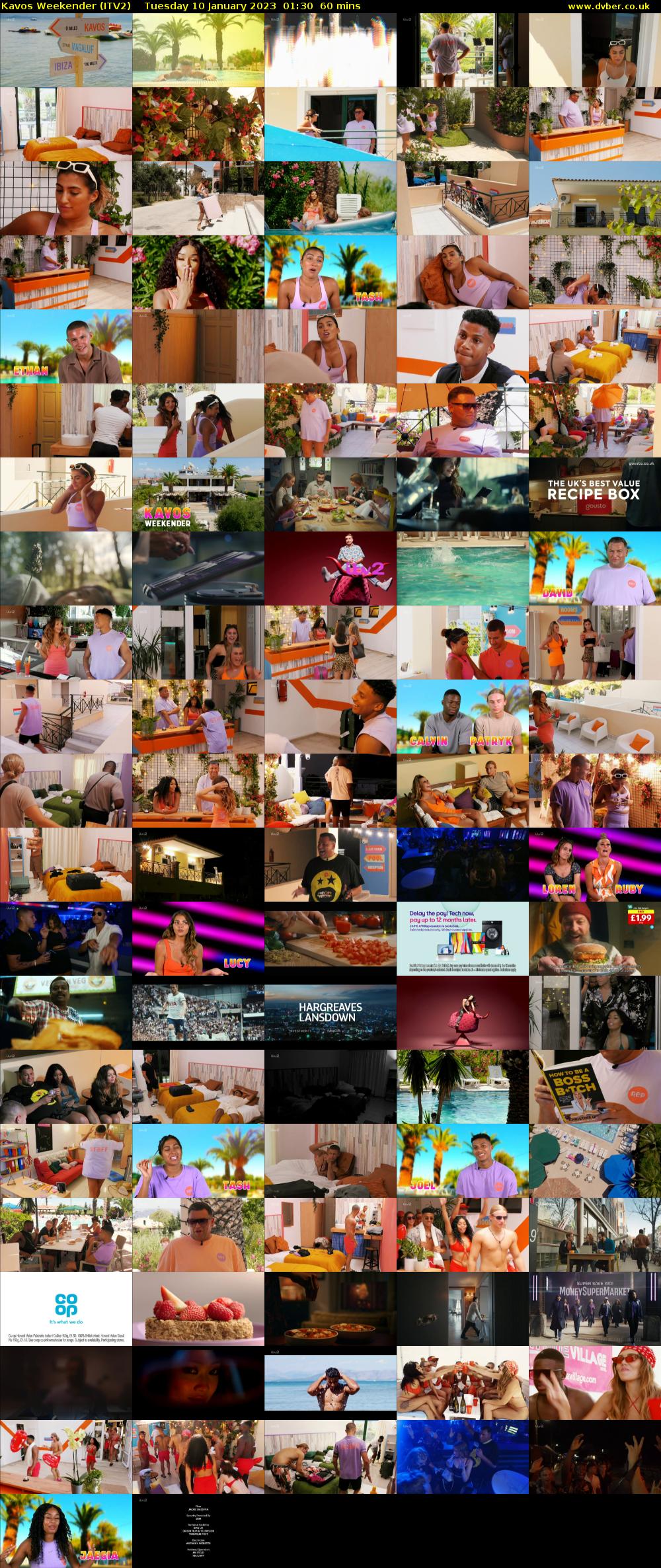 Kavos Weekender (ITV2) Tuesday 10 January 2023 01:30 - 02:30