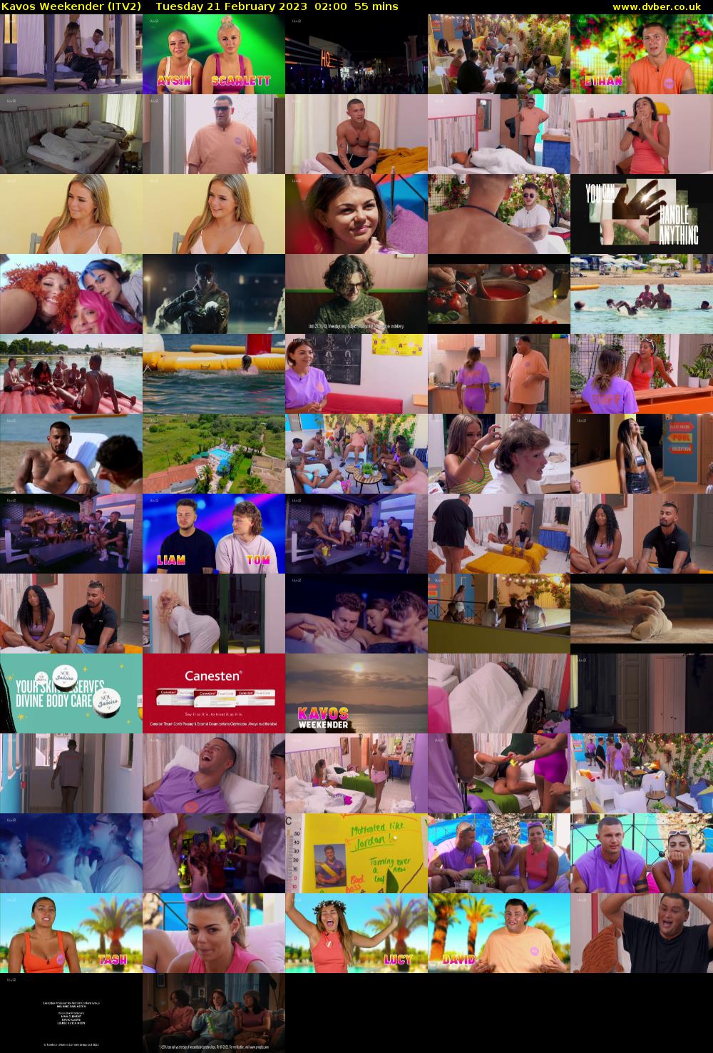 Kavos Weekender (ITV2) Tuesday 21 February 2023 02:00 - 02:55