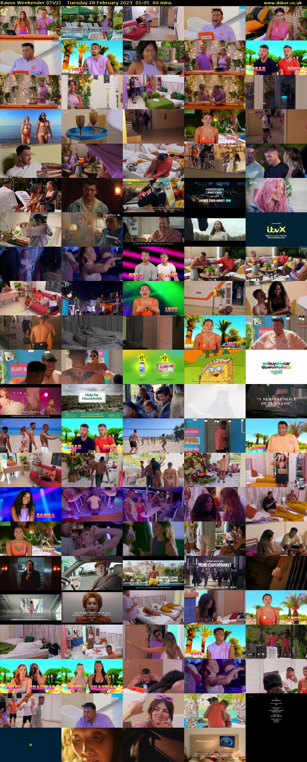 Kavos Weekender (ITV2) Tuesday 28 February 2023 01:05 - 02:05